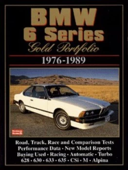 Image of Bmw 6 Series Gold Portfolio 1976-1989 by R. M Clarke Paperback