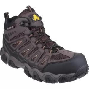 image of Amblers Safety As801 Waterproof Non-Metal Safety Hiker Brown Size 8