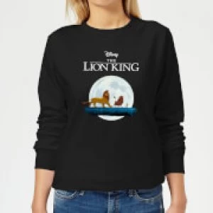 Image of Disney Lion King Hakuna Matata Walk Womens Sweatshirt - Black