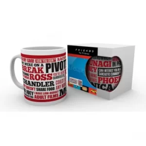 Image of Friends Quotes Mug