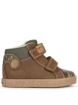 image of Geox Geox Baby Boy Kilwi Strap Boot, Brown, Size 3.5 Younger