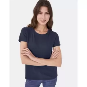 Image of Crew Clothing Womens Perfect Crew Slub T-Shirt Navy 18