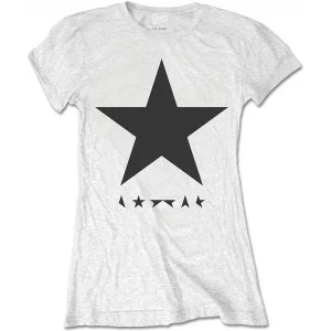 Image of David Bowie - Blackstar Womens Small T-Shirt - White