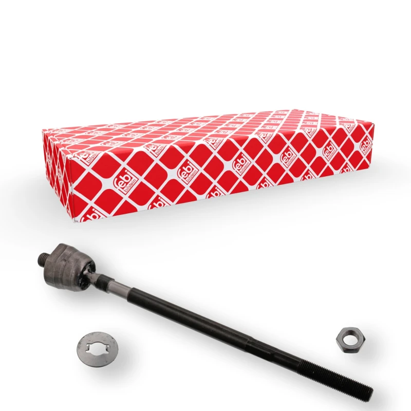 Image of FEBI BILSTEIN 43284 Inner Tie Rod Front Axle Right, with locking plate Inner Tie Rod (51)