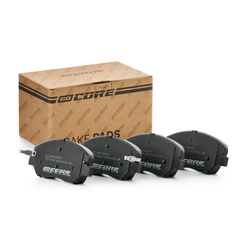 Image of goCORE GCD020238 Brake pad set Front Axle, with acoustic wear warning Brake Pad Set,disc brake (402)