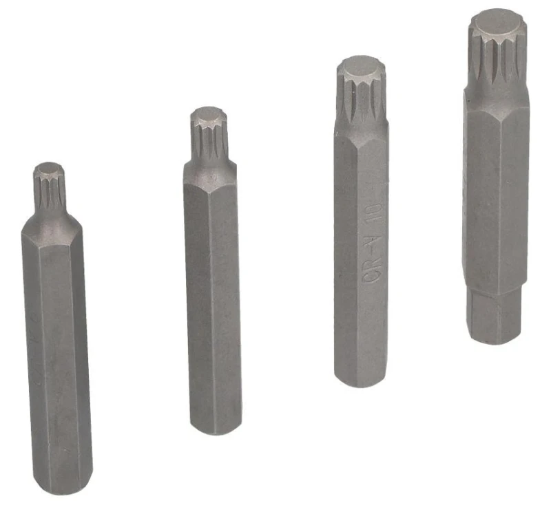 Image of ENERGY NE00349 Screwdriver Bit Set Number of tools: 4 Chrome Vanadium Steel Screwdriver Bit Set (6625)