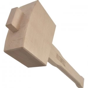 image of Faithfull Wooden Carpenters Mallet 115mm