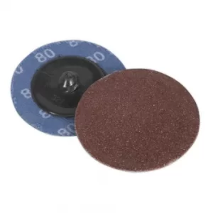 image of Quick-change Sanding Disc 50MM 80 Grit Pack of 10