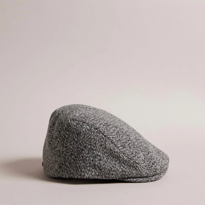 Image of Ted Baker Beniey Flat Cap - Grey Grey M - L