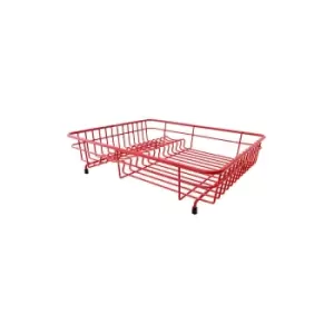 Image of Delfinware Wireware Red Medium Drainer