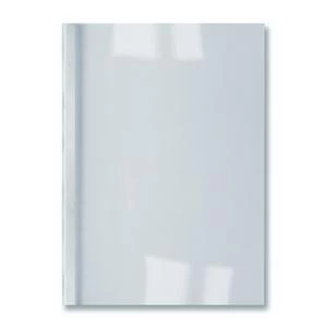 Image of Original GBC LeatherGrain A4 Thermal Binding Covers 1.5m White 1 x Pack of 100 Covers