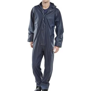 Image of Super B Dri Weatherproof Coveralls 2XL Navy Blue Ref SBDCNXXL Up to 3