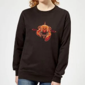 Image of Aquaman Brine King Womens Sweatshirt - Black