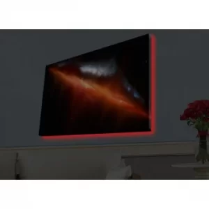 Image of 4570HDACT-010 Multicolor Decorative LED Lighted Canvas Painting