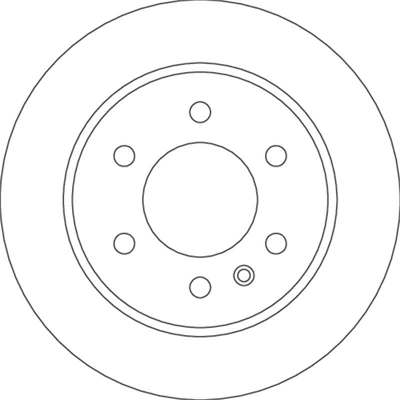 Image of Brake disc TRW DF6596S