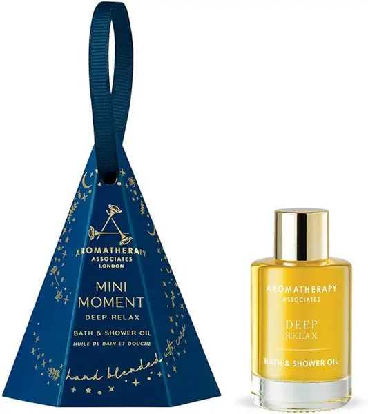 image of Aromatherapy Associates London Mini Moment of Deep Relax Shower Oil For Her 9ml