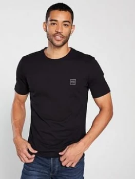 Image of Hugo Boss Tales Chest Logo T-Shirt Black Size L Men