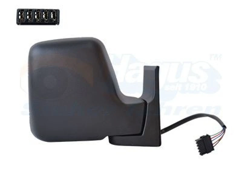 Image of VAN WEZEL Wing mirror VAN WEZEL 1610808