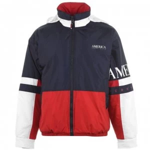 image of Perry Ellis America Puffer Jacket - Red