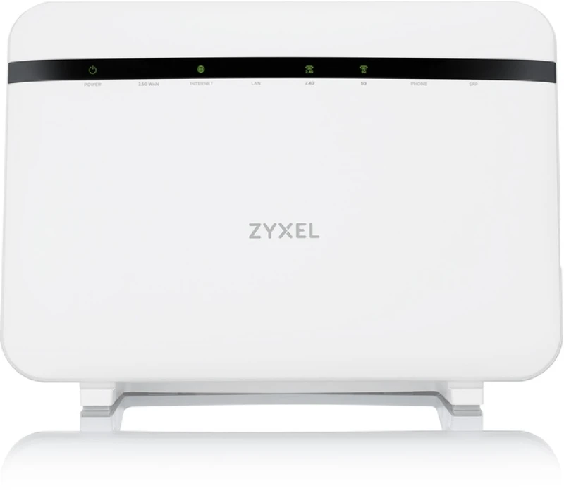 Image of Zyxel EX5601 Fibre Router - 2.5G & SFP - WiFi 6 with 2 Voice Ports