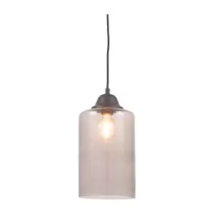 Image of Sherlock Glass Cloche Pendant Smoke (Grey)