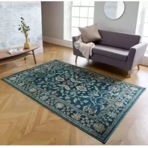 image of Oriental Weavers Valeria 8023F Rug - 160x230cm, Floral - Blue