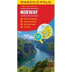 image of Norway Map by Marco Polo (Sheet map, folded, 2011)