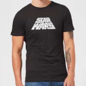 Image of Star Wars: The Rise Of Skywalker IW Trooper Filled Logo Mens T-Shirt - Black