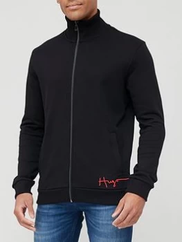 image of Hugo Boss Daperol Funnel Neck Track Jacket Black Size 2XL Men