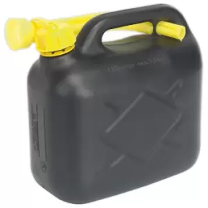 image of Sealey JC5B Fuel Can 5L - Black