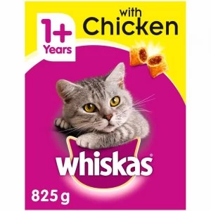 Whiskas 1+ Adult Dry Cat Food With Chicken 800g