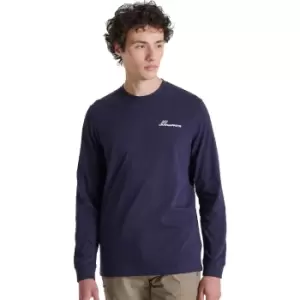 Image of Craghoppers Mens Holmes Graphic Long Sleeve T-Shirt L - Chest 42' (107cm)