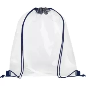 Image of Lancaster Premium Rucksack (33.6 x 38.7 cm) (Navy/Transparent) - Bullet