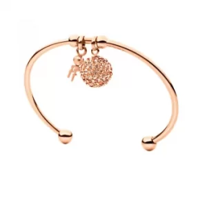 Image of Ladies Folli Follie Sterling Silver Bling Chic Bracelet