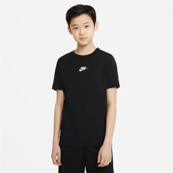 image of Nike Tape Rep T-Shirt - Black/White