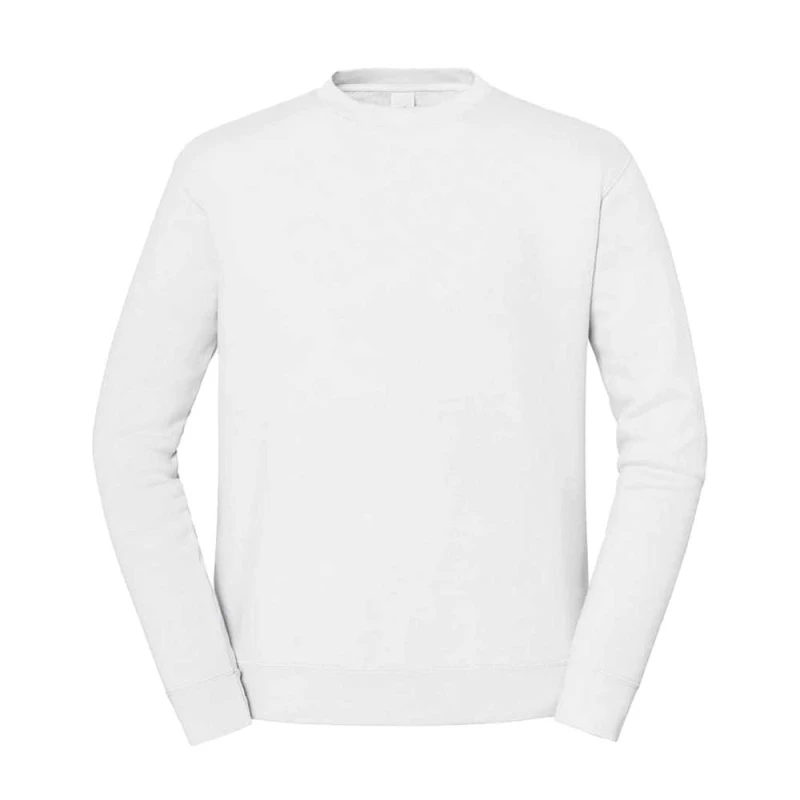 Image of Fruit of the Loom Mens Iconic Premium Set-in Sweatshirt in White Size: 3XL White Male 3XL
