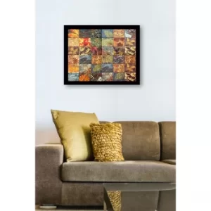 Image of SC0703 Multicolor Decorative Framed MDF Painting