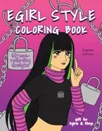 Image of egirl style coloring book a fun easy and relaxing coloring gift book with s