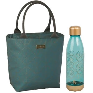 Image of Beau & Elliot Teal Lunch Tote & Drinks Bottle