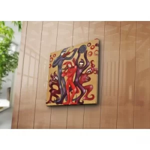 Image of 4545C-97 Multicolor Decorative Canvas Painting