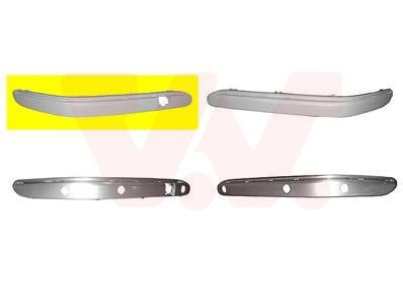 Image of VAN WEZEL Bumper moulding VAN WEZEL 3032582