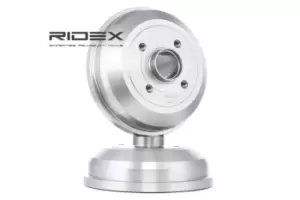 Image of RIDEX Brake Drum 123B0101 Rear Brakes,Drum Brake OPEL,VAUXHALL,Corsa C Schragheck (X01),Corsa C Kastenwagen (X01),Corsa Mk II (C) Schragheck (X01)