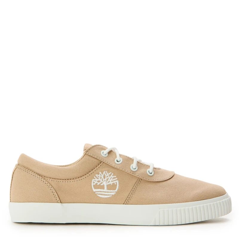 Image of Timberland Mens Low Lc Sneaker Light Lace Up Low-Top Trainers LightBeige Cnvs male 6.5 (40)