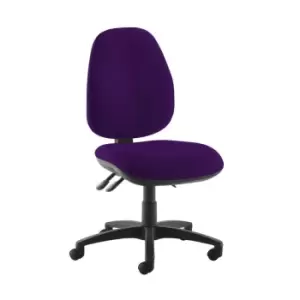 Image of Dams MTO Jota High Back Operator Chair with No Arms - Blizzard Grey