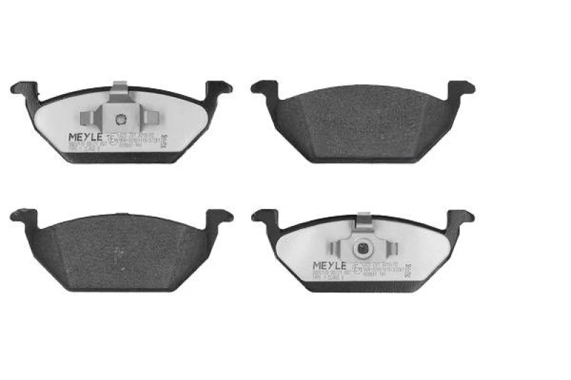 Image of MEYLE 025 231 3019/PD Brake pad set Front Axle, not prepared for wear warning indicator, MEYLE-PD Quality, with anti-squeak plate Brake Pad Set,disc