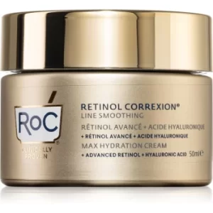 image of RoC Retinol Correxion Line Smoothing Moisturising Cream with Hyaluronic Acid 50ml