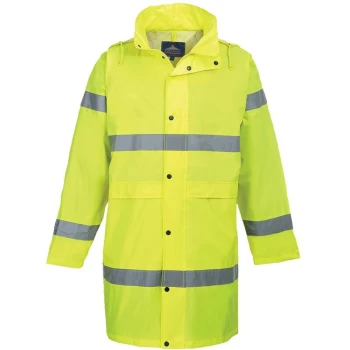 Image of Portwest H442YERXL - sz XL Hi-Vis Coat 100cm - Yellow