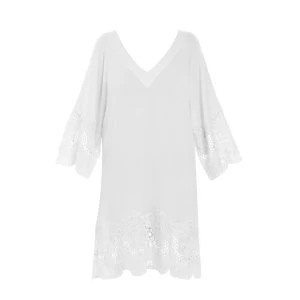 Image of Fantasie Dione lace trim tunic White