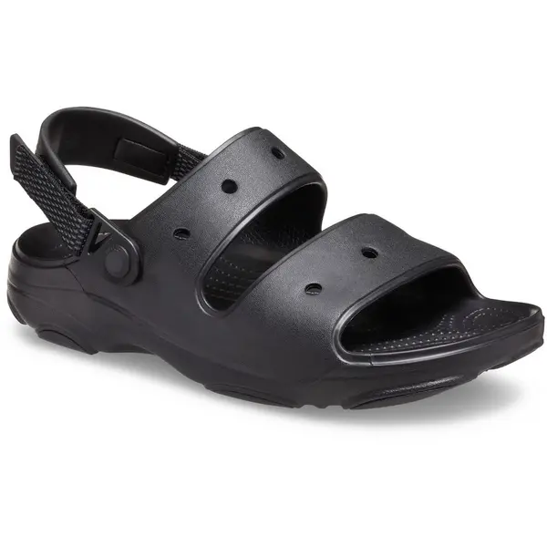 image of Crocs Mens All Terrain Breathable Two Strap Sandals UK Size 7 (EU 41-42) Black CRC341-BLACK-7