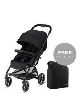 image of Cybex Eezy S+ 2 Compact Pushchair - Deep Black